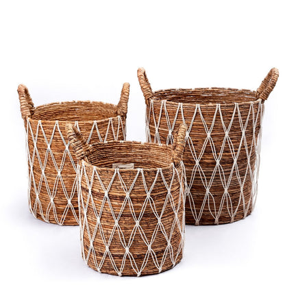 Panier de linge | Panier de fleurs GARIAU en fibre de banane (3 tailles)