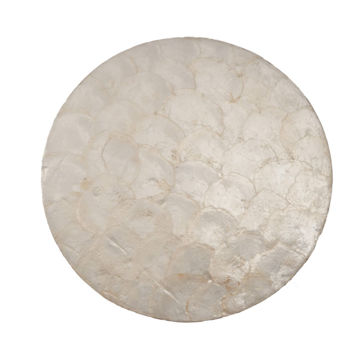 Mother of Pearl Coaster - Handmade Natural Shell Drink Coaster, White