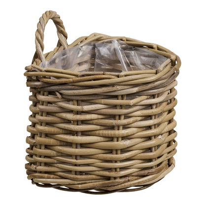 Keli Basket, kubu rattan, natural, 37x23x27 cm