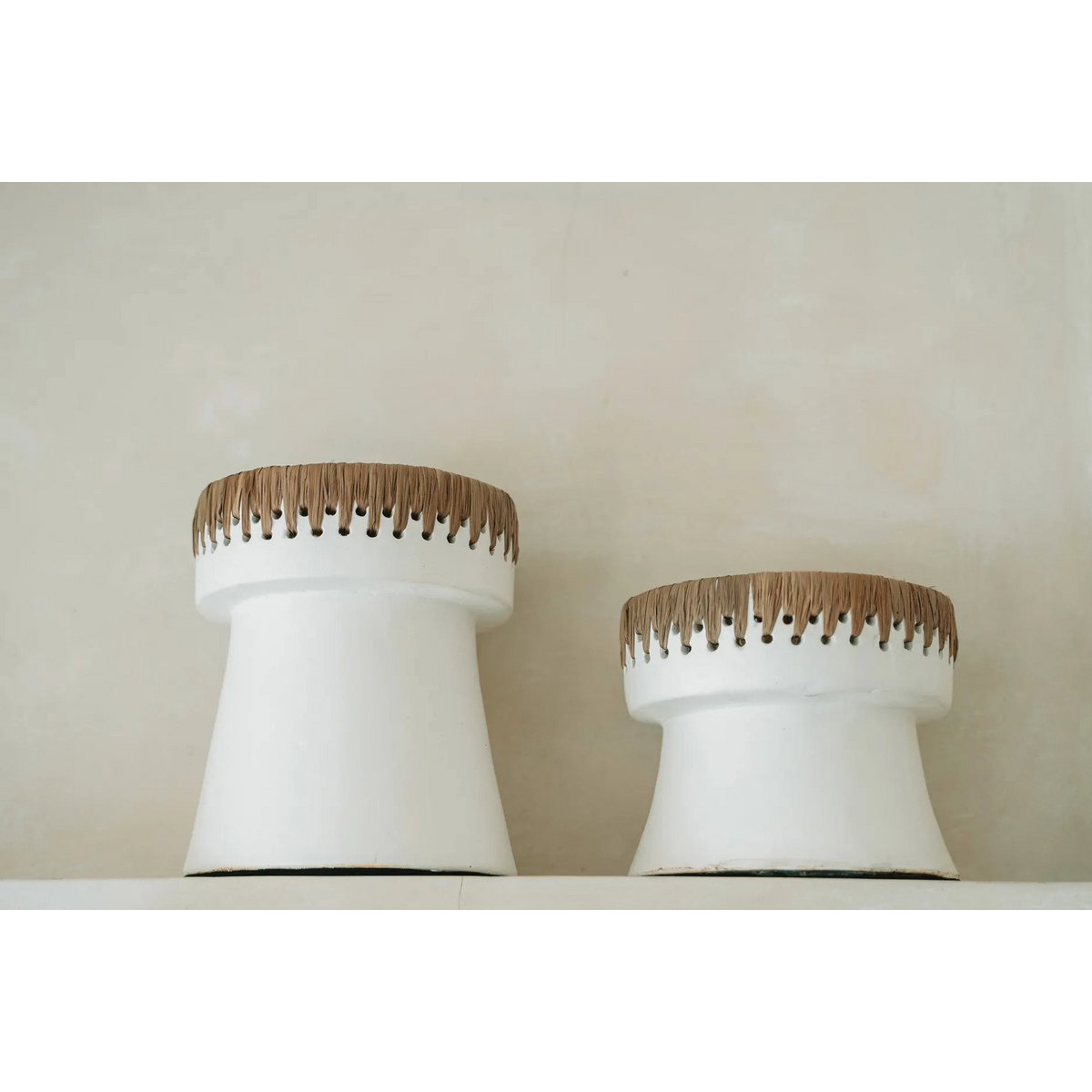 Portavelas Pretty - Biel natural - M