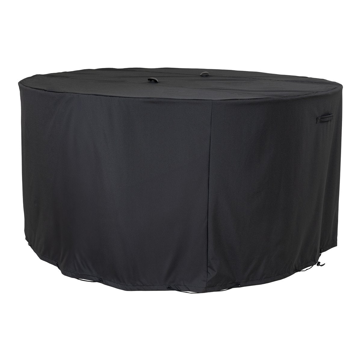 Polyester Round Table Cover - Water Repellent, 180cm, Black