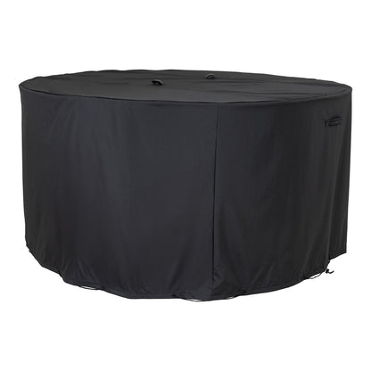 Polyester Round Table Cover - Water Repellent, 180cm, Black