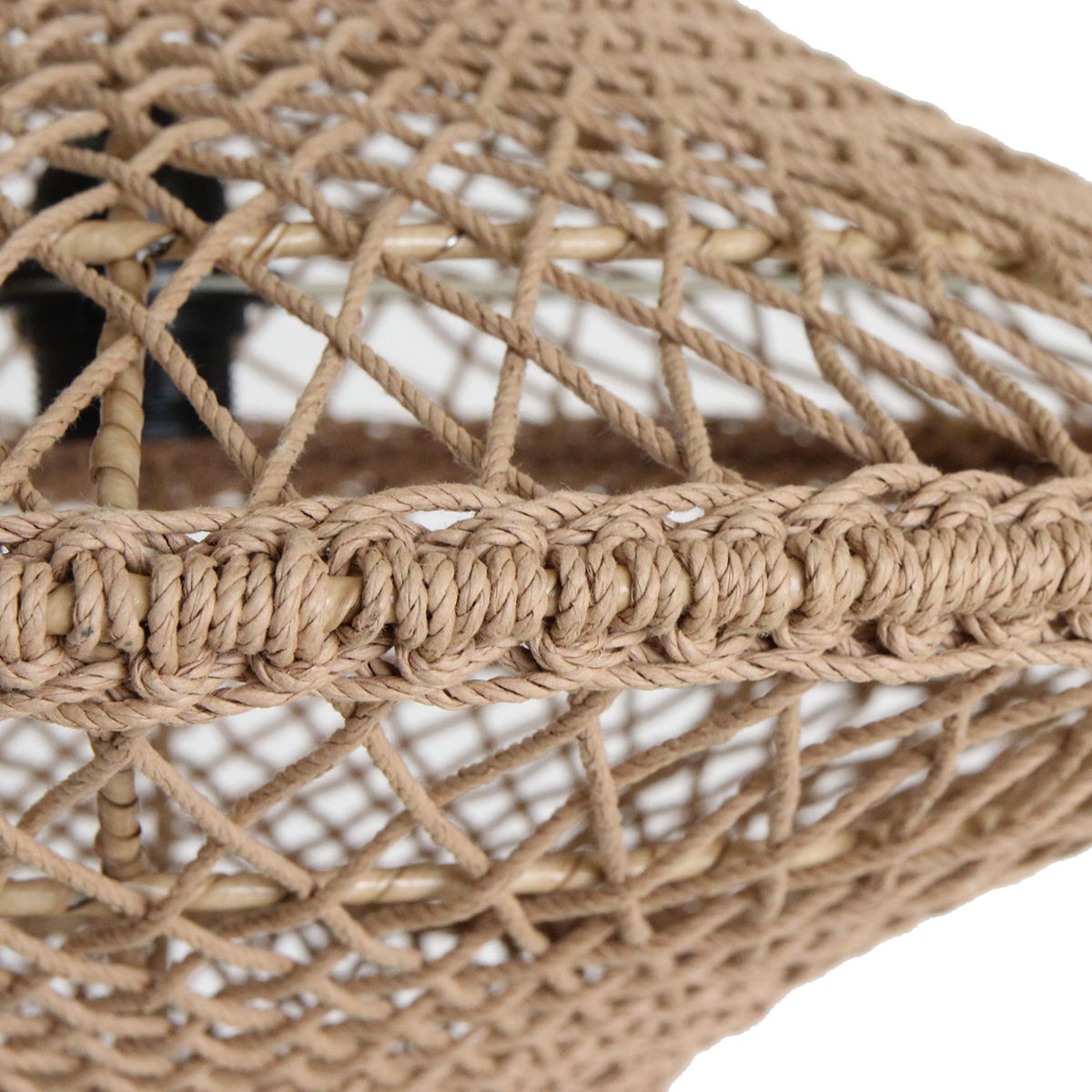 Rope Pendant Light - Natural Corda Hanging Lamp, Medium