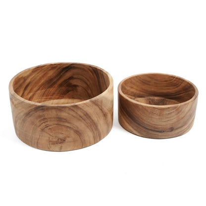 Suar Wood Salad Bowl - Large