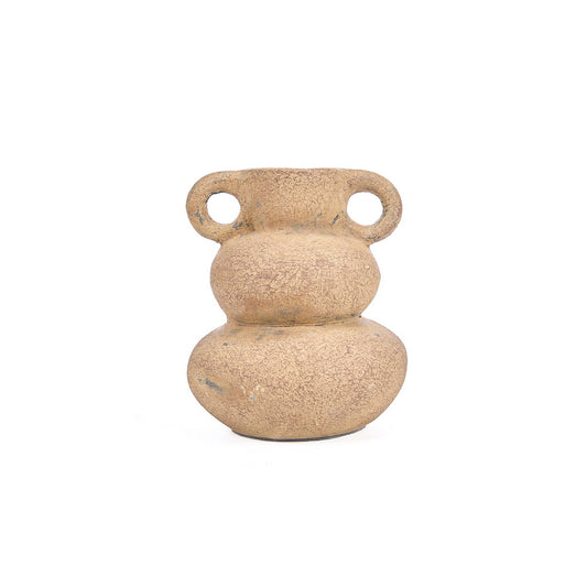 Terracotta Vase - Sand Earthen Balance Vase - Small Size