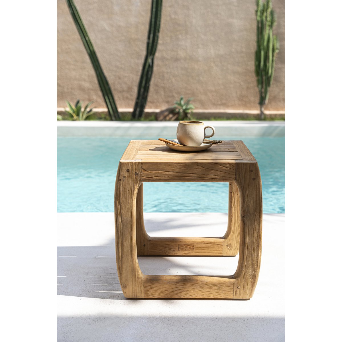 Teak Outdoor Stool - Symi Design