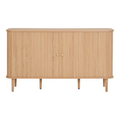 Nikko Side Board - Natural, MDF/Pine, 140x40x79 cm