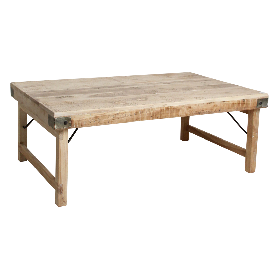 Limewash coffee table foldable