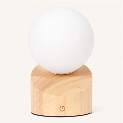 Morris Light Brown Rechargeable Lamp | Stylish, Cordless & Sustainable Design