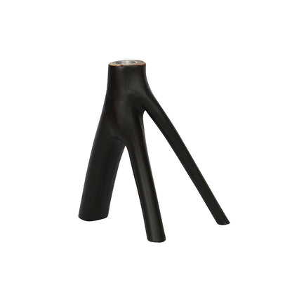 The Triple Twig Candle Holder - Black