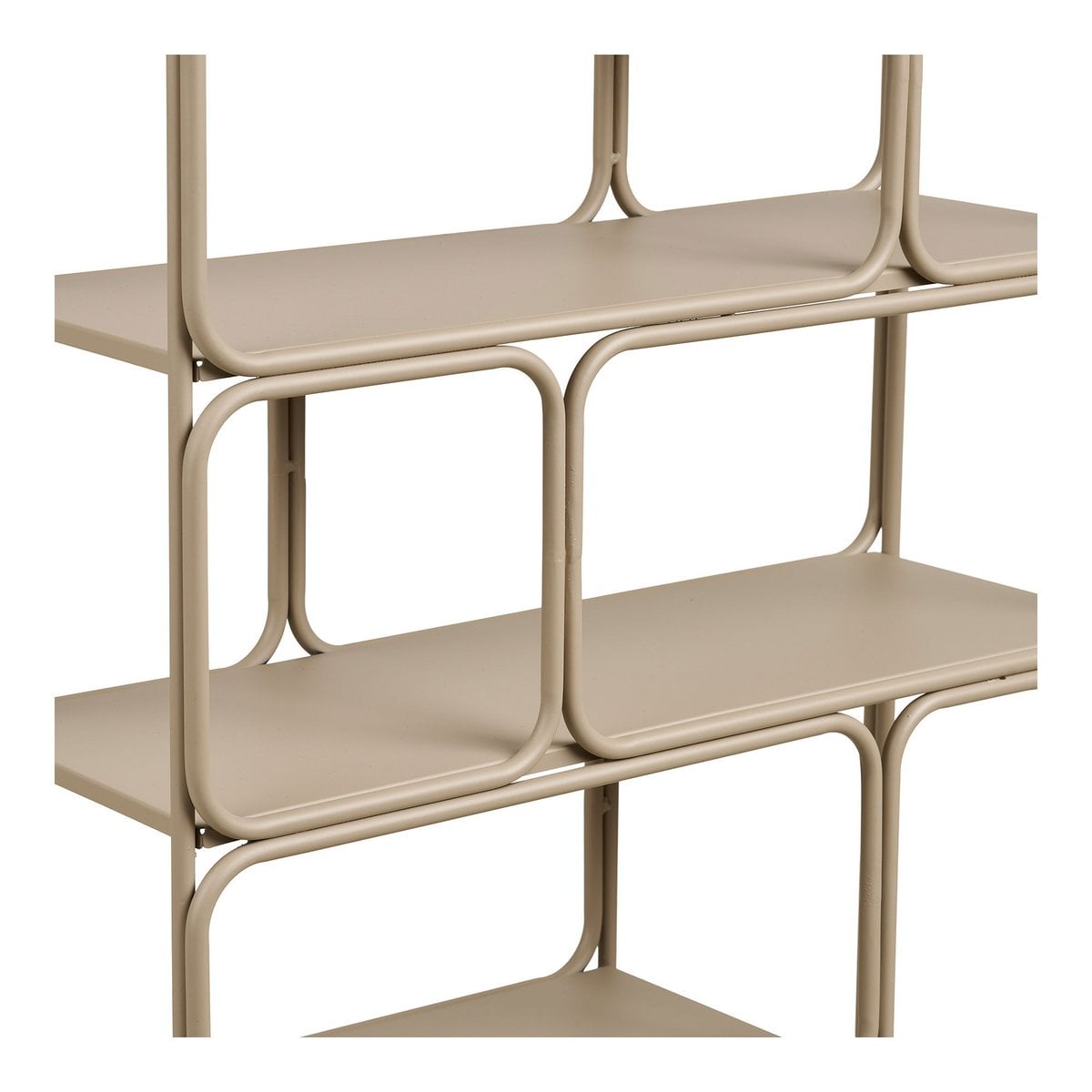 Lanciano Wall shelf, metal, beige, 48x18x64 cm