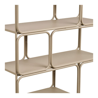 Lanciano Wall shelf, metal, beige, 48x18x64 cm