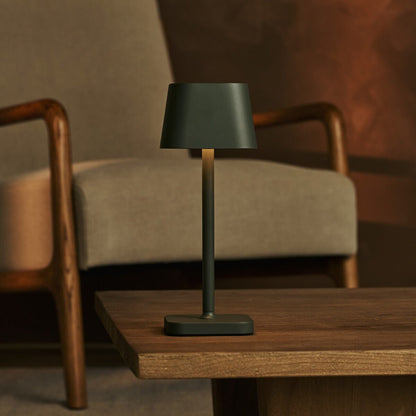 Ava Olive Green Rechargeable Table Lamp | Stylish, Cordless & Dimmable