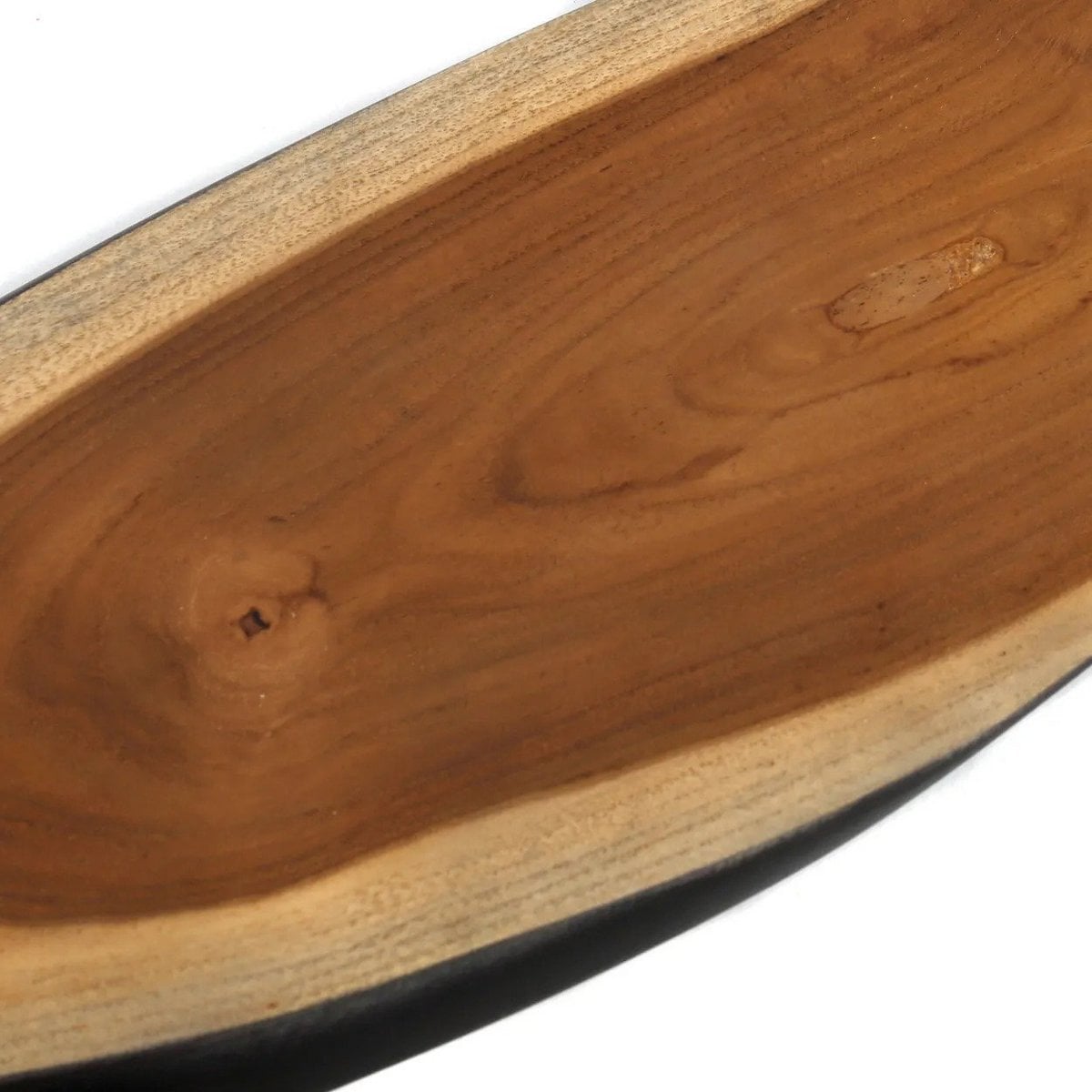 Teak Tapas Plate - Large Wooden Serving Dish for Appetizers
