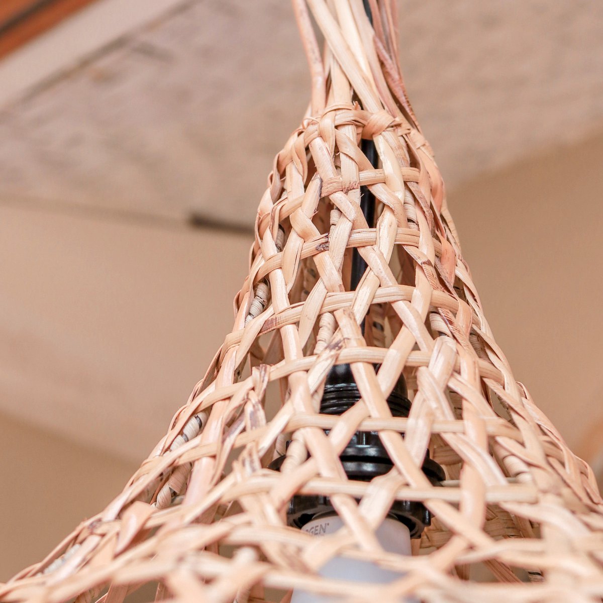 Bamboo Lampshade with Tassels | Natural Lampshade | Pendant Lamp GILI