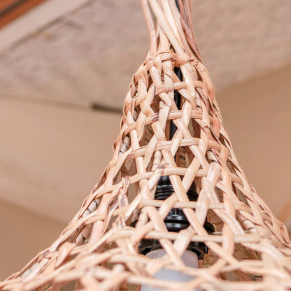 Bamboo Lampshade with Tassels | Natural Lampshade | Pendant Lamp GILI