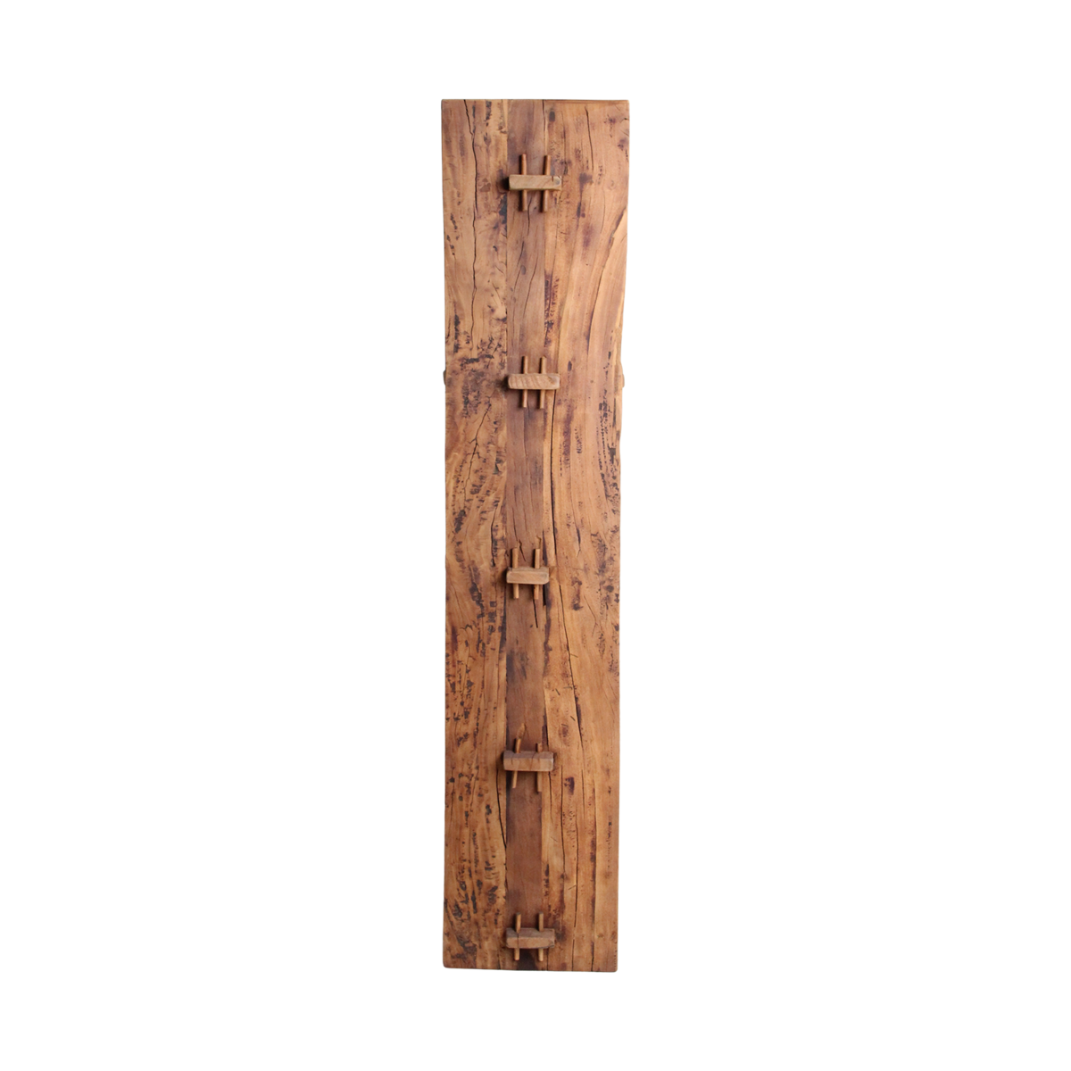 Recycled Wood 5-Shelf Rack - Farmwood Rustic Shelving Unit