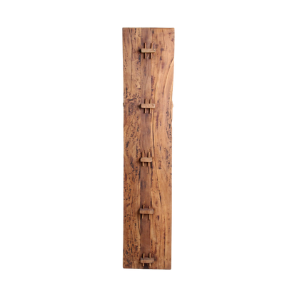 Recycled Wood 5-Shelf Rack - Farmwood Rustic Shelving Unit