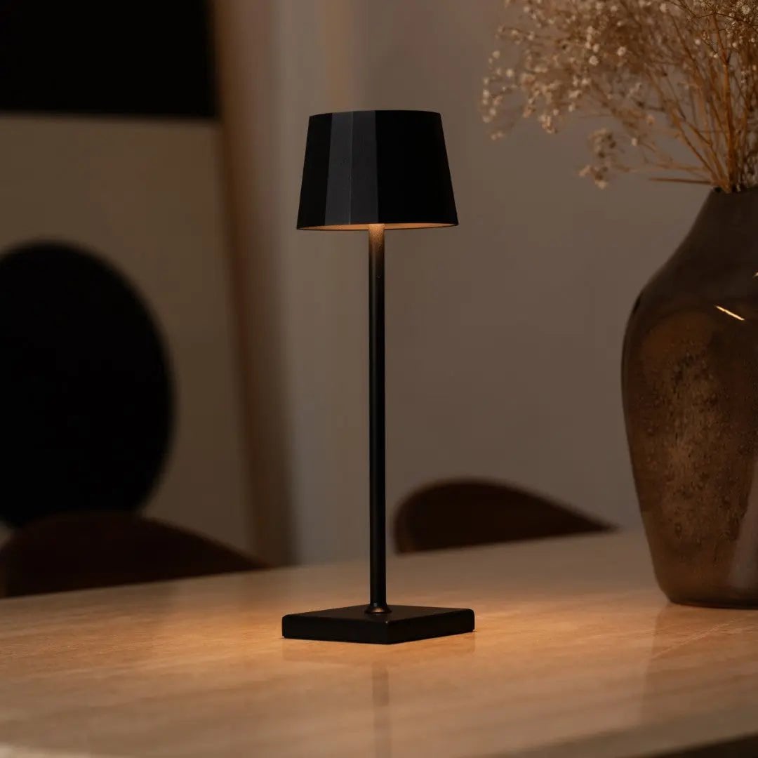 William Black Rechargeable Table Lamp | 120-Hour Battery & Dimmable