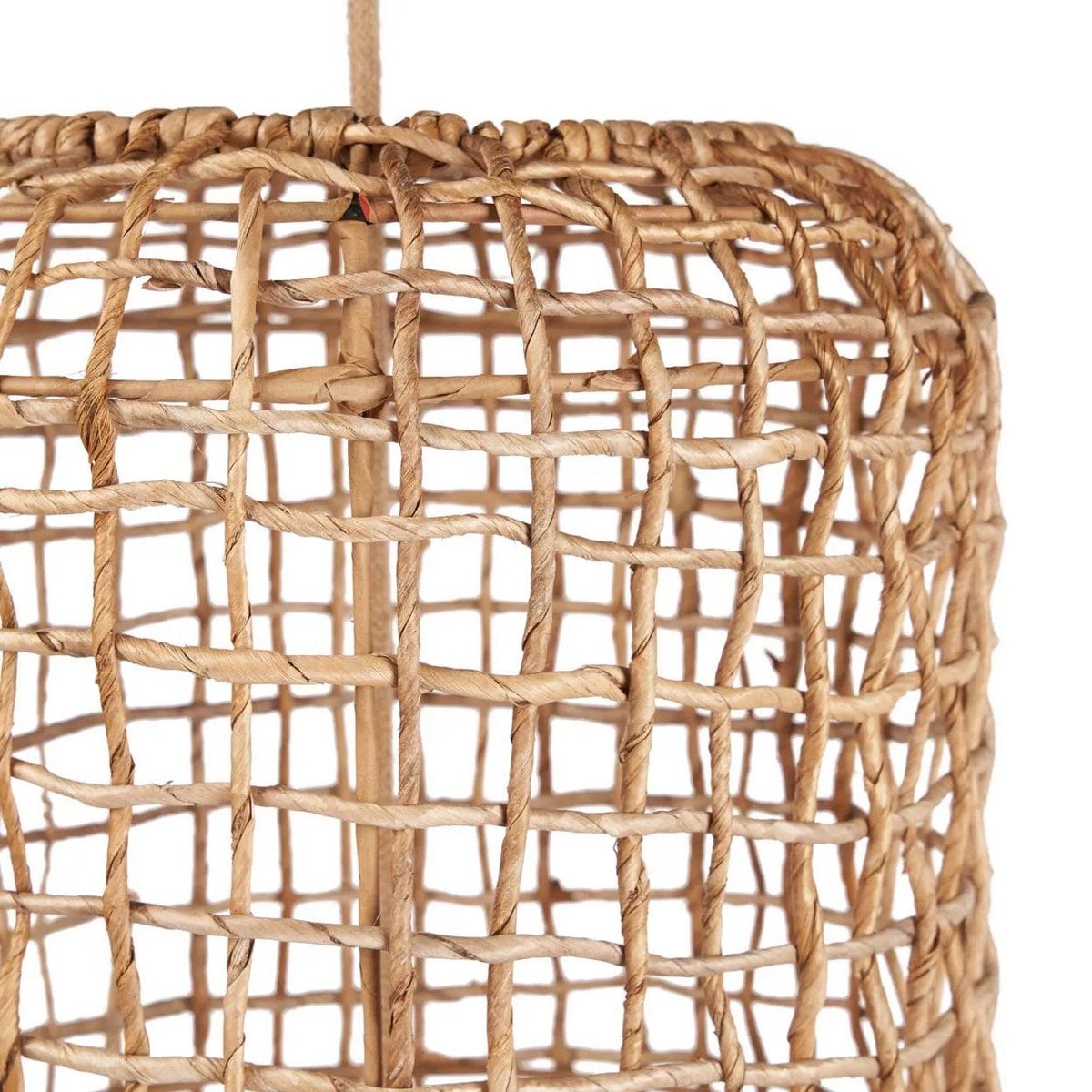 Banana Leaf Pendant Light - Natural Woven GuanYin - XXL