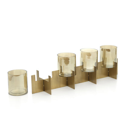 The Quarta Candle Holder - Gold