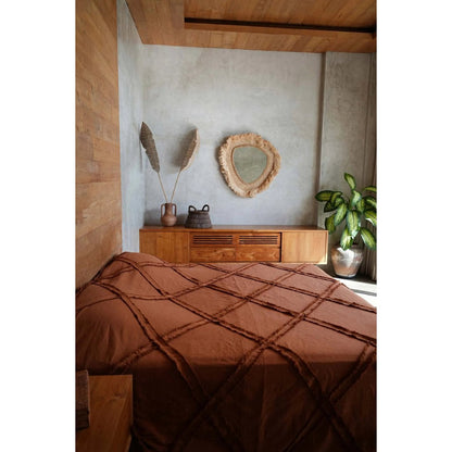 Wall Mirror Arched - Natural Finish - Large