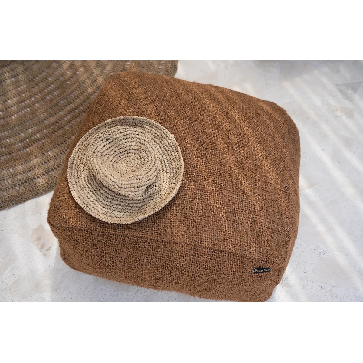 Seagrass Beach Hat - Natural Shell Sun Hat