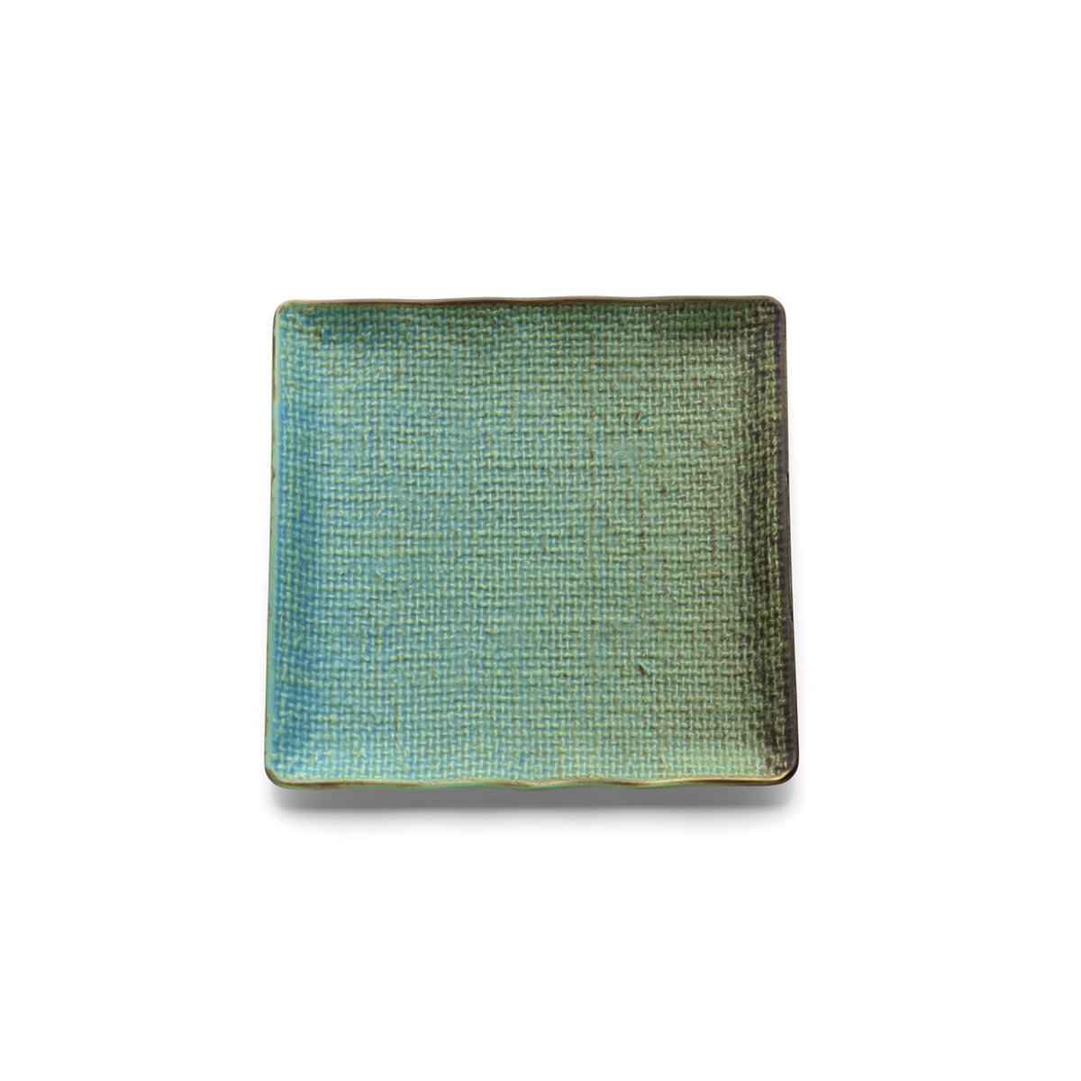 Ceramic Square Plate - Artisan Glazed Dinner Plate, Modern Style