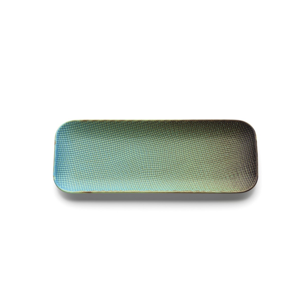Ceramic Dinner Plate – Lagoon Rectangular Serving Dish, Medium