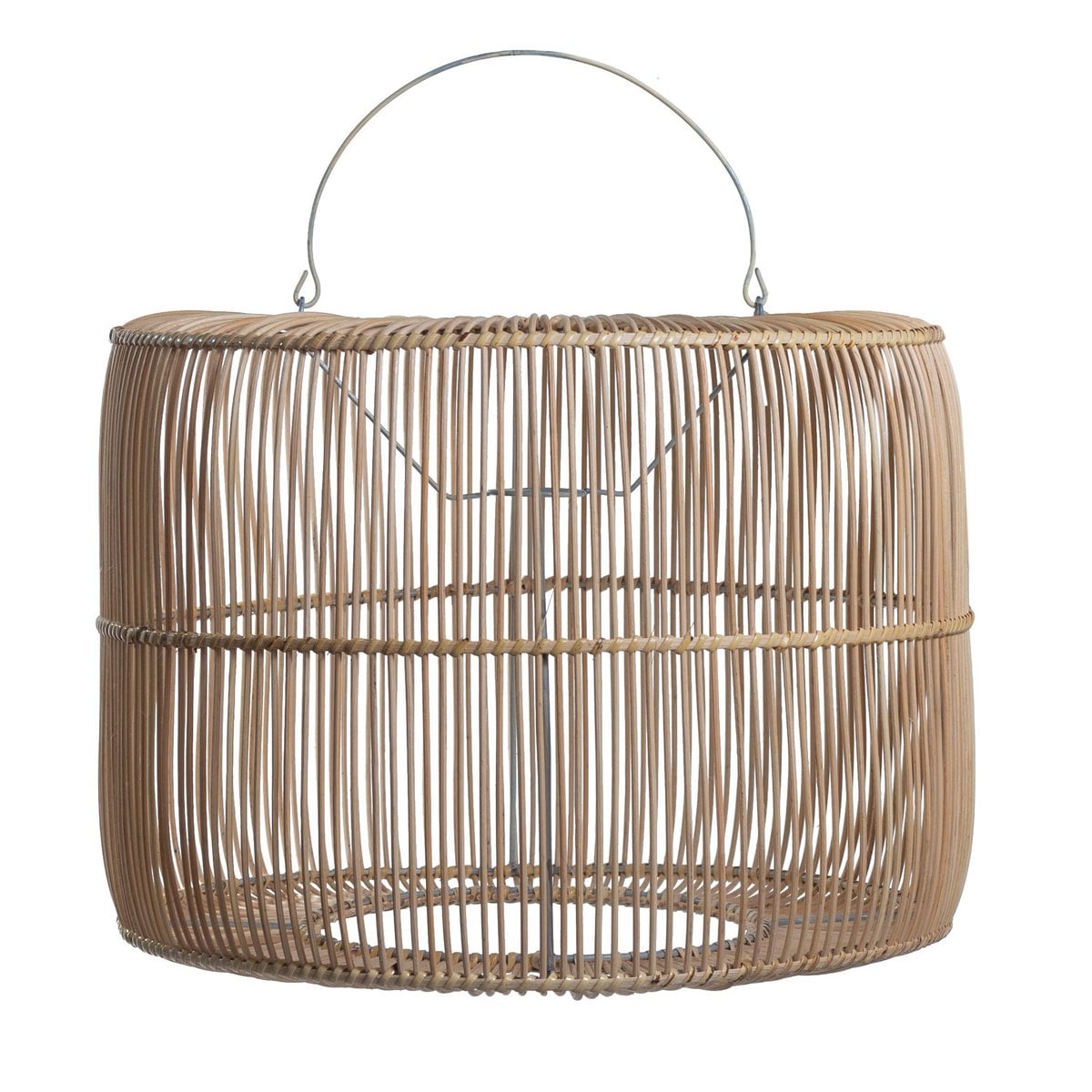 Rattan Pendant Light Boho Handcrafted Lamp – Natural Finish, 40-50cm