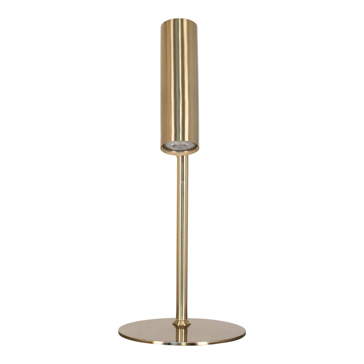 Brass Table Lamp - Adjustable Steel Desk Light, Modern Design