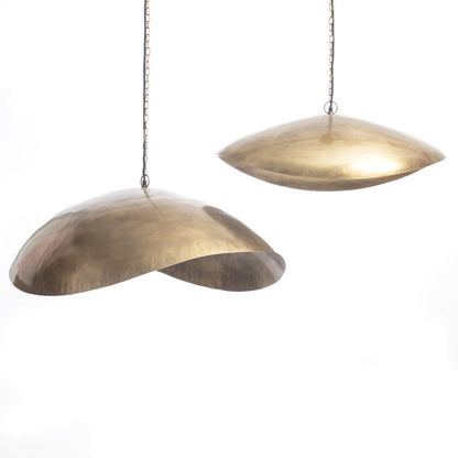 The Fortune Cookie Pendant - Brass - L