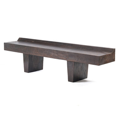 The Center Piece Bench - Dark Walnut