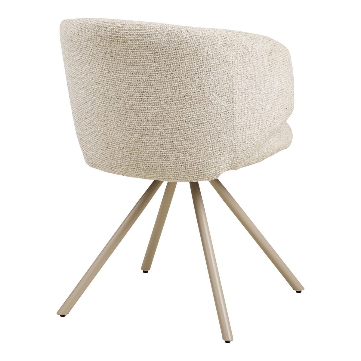 Fulham Dining chair with swivel, sand, sand legs, HN1320 - Set of 2