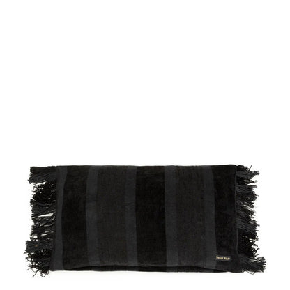 Black Velvet Cushion Cover - Oh My Gee - 30x50 cm