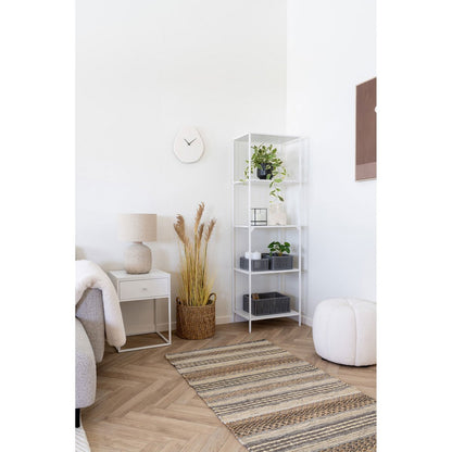Ceramic Table Lamp - Light Brown Minimalist Design, 150cm Cord