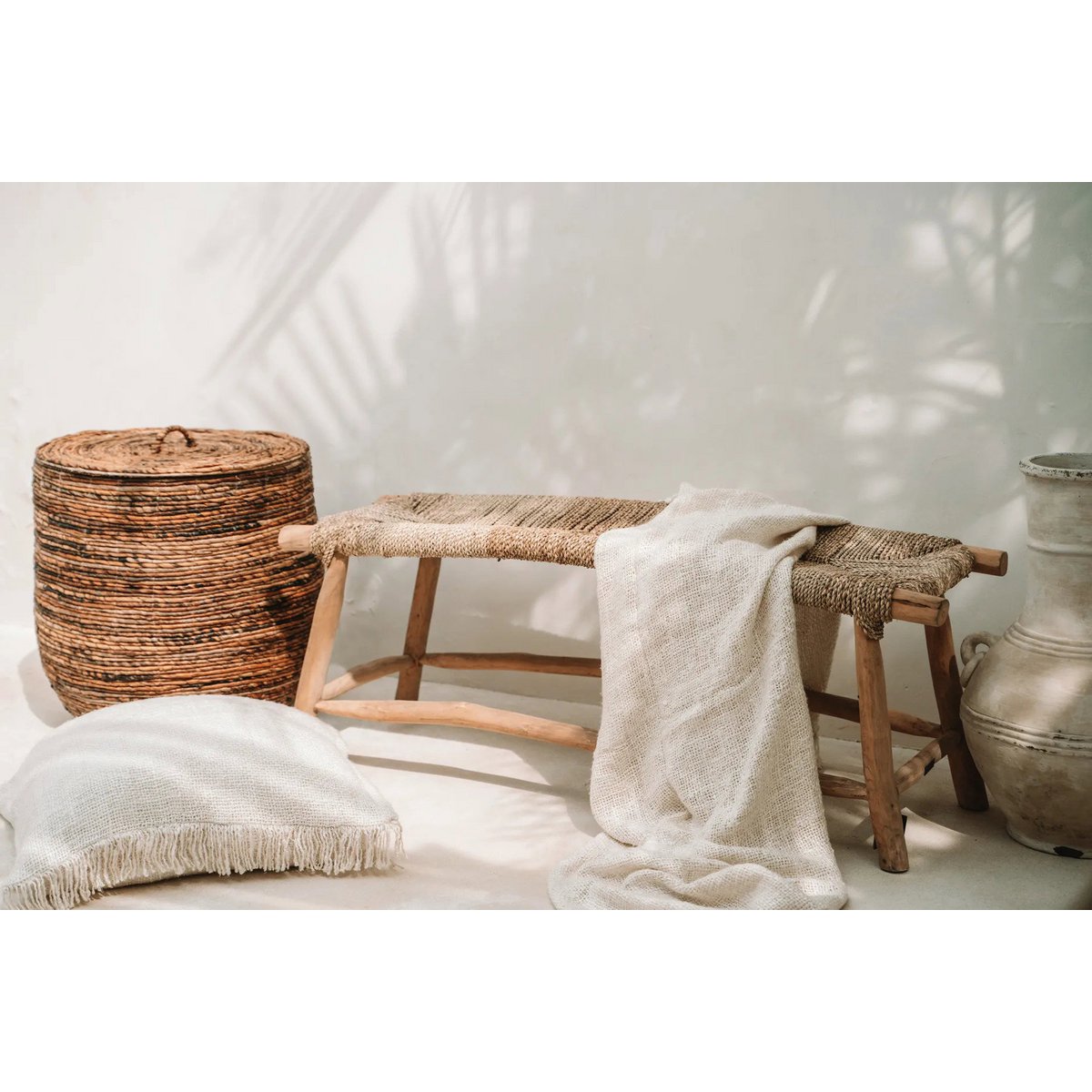 Cream Cushion Cover - Oh My Gee - 60x60