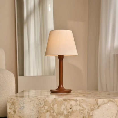 Wooden Table Lamp Chestnut Brown - Nova Stylish Lighting