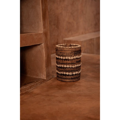 The Shell Storage Bin - Natural Brown