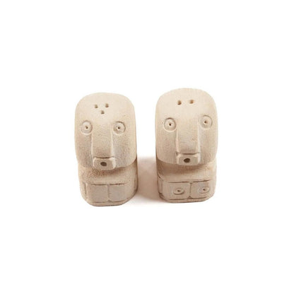 Sandstone Salt & Pepper Shakers - Stone Men Design