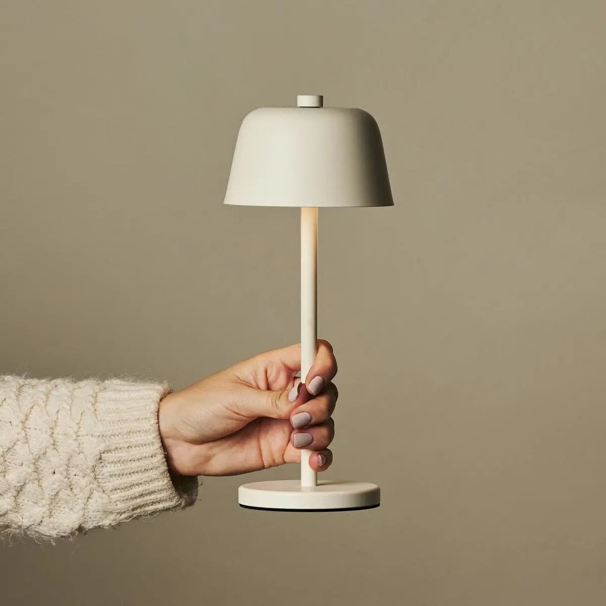 Rechargeable Table Lamp - Cordless Vanilla Light with Touch Dimming