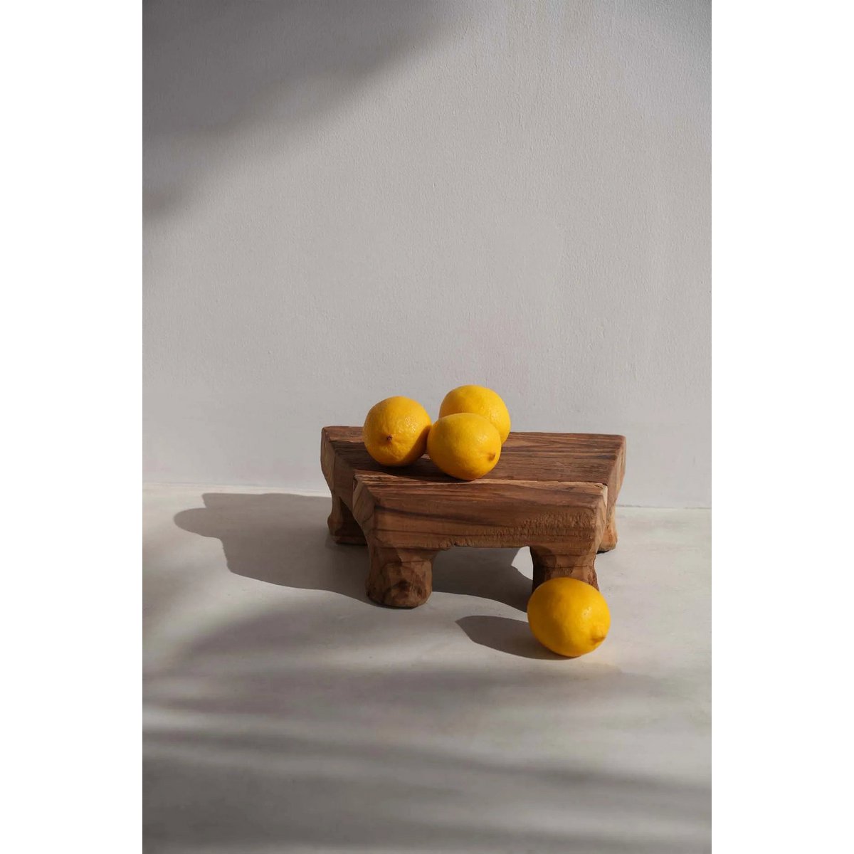Serveringsbricka i teak - Naturlig finish