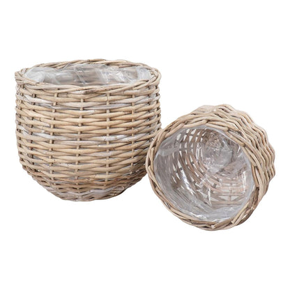 Pulo Baskets - Kubu Rattan, Natural - Set of 2