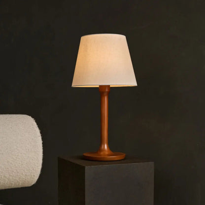 Wooden Table Lamp Chestnut Brown - Nova Stylish Lighting