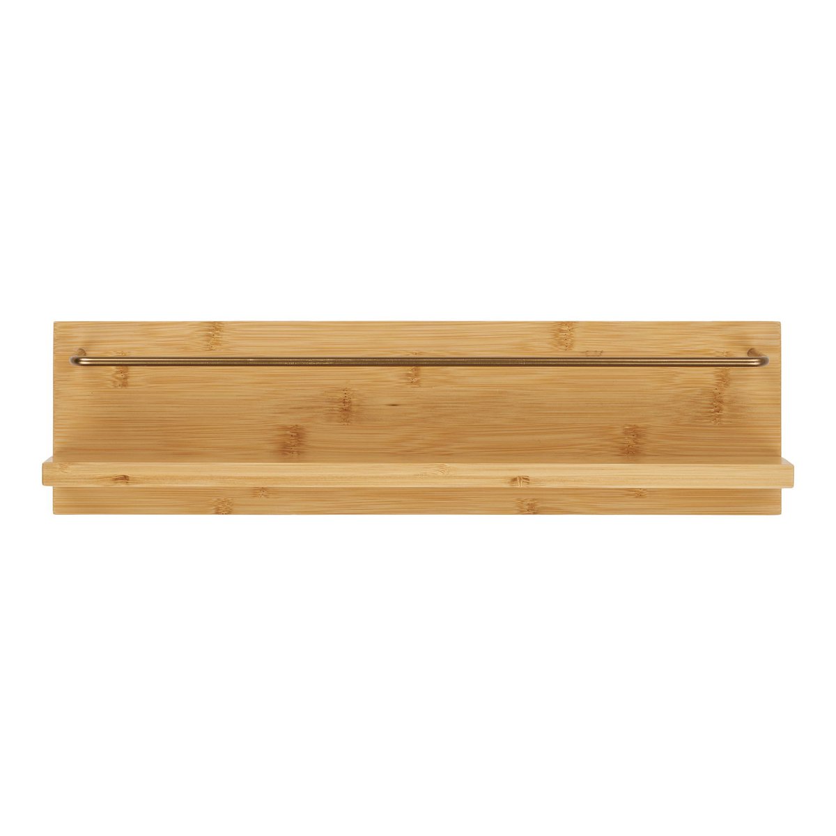 Bamboo Wall Shelf - Natural Finish