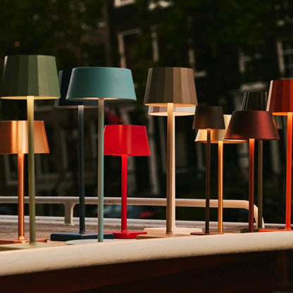 Hugo Amsterdams Blue Rechargeable Table Lamp | Dimmable, Stylish & Cordless