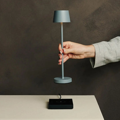 Cordless Table Lamp Dimmable – Grey Mini Mouse Lamp for Hospitality