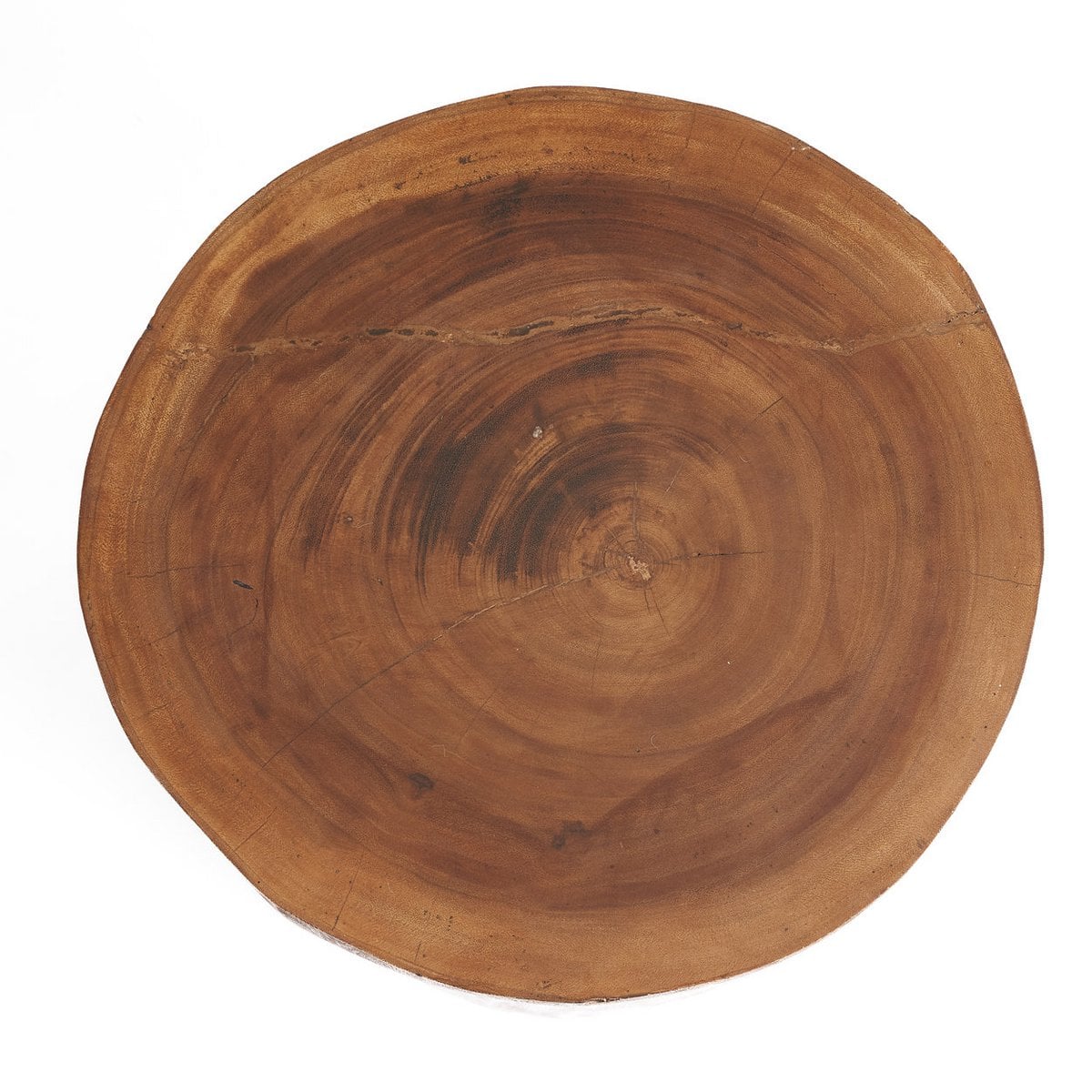 Munggur Wood Stool - The Tribe Natural Accent Stool