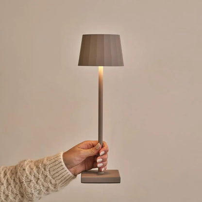 Ensemble Combo Professionnel | 4 x Wouter Koala Brown Lampes de Table Rechargeables & 1 x Station de Recharge Amstel