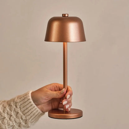 Anton Copper Rechargeable Table Lamp | Stylish & Cordless Lighting
